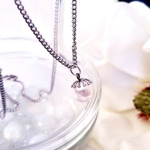 Dainty Faux Pearl Necklace